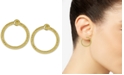 Macy's Doorknocker Circle Drop Earrings in 14k Gold